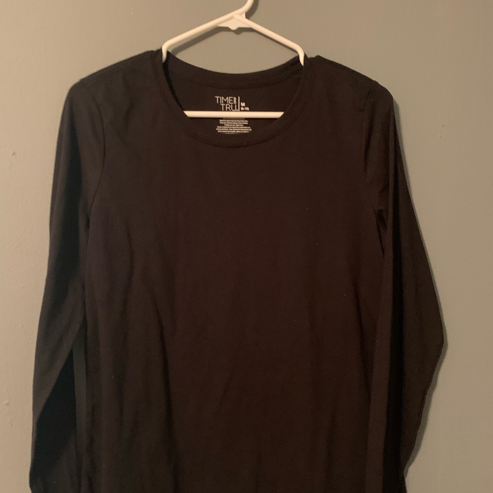 Black long sleeve shirt